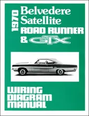 1970 Plymouth Belvedere / Satellite / Road Runner / GTX Wiring Diagram Manual