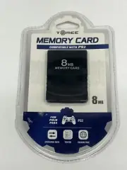 Sony PlayStation 2 PS2 8MB Tomee Memory Card PS2 New In Box Great For Storage