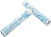 1Pair Non Slip Rubber Bike Handlebar Grips for Scooters and Bikes Extended Coverage for Enhanced Control Comfortable Soft Grip Design