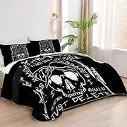 Allenjoy Twin Size Underground Rap Duo Quilt Bedspreads Hip-Hop Artists Bed Set Bedding Coverlet Fabric Washable with 1 Pillow Sham SC00260-007