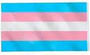 Rainbow Color Flag Transgender Flag Gender Pride Flags with Blue Pink White Colorful Stripes 90x150cm,Banner Clever Fashion