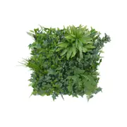 UN-REAL 50 x 50cm Artificial Hedge - Boston Fern