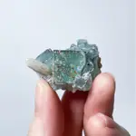 MIDNIGHT | 納米比亞布蘭登堡螢石共生水晶