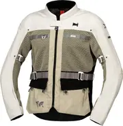 IXS Venture-BigAir 1.0, textile jacket , color: Light Grey/Olive/Black , size: M