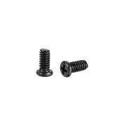 M2 x 5mm Laptop Computer Screws 2.8mm Dia Phillips Head Screw Black 50pcs