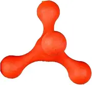 Hot New Not Pour Glue Dog Toy Small Dog Bite Toy Dog Tooth Cleaning Chewing Playing IQ Treat Toy Pet Puppy Supplies Molar Stick cleaning expends energy grinding teeth (Color : Red-9.4x8.8cm)