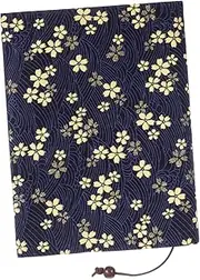 Gadpiparty Creative Decorative Book Sleeve Protective Book Cover for Notebooks Stylish Cloth Book Protector with Floral Design Wear Resistant for School Use