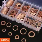 Gasket Nut and Bolt Set Copper Washer Cap Screws Bolts Metric Bolt Assortment