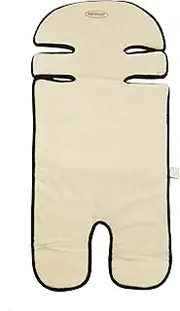 Babyhood Breathe Eze Micro Towel Stroller Liner, Cream