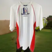 England's Barmy Army Aus 2010/11 White Red Mesh Shirt NWT Size L