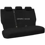 Hulk 4X4 Hd Canvas Seat Covers to suit Mits Triton Mq-Mr To 2023 Rear Blk - HU6151B