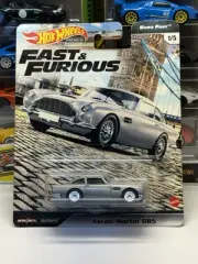 HOT WHEELS PREMIUM 2020 Fast & Furious Aston Martin DBS Euro Fast 1/5 Movie Toy
