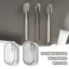 Wall Mounted Toothbrush Holder Bathroom Waterproof Cap Covers Ventilation O5V7