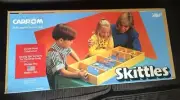 NIB Vintage Carrom SKITTLES Spinning Top Mini Bowling Board Game Unopened