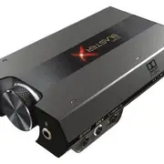 Creative Sound BlasterX G6 7.1 DAC HD Gaming Headphone Amp Sound Card - Grey | BlasterX G6 | External Box