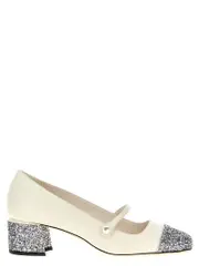 [Jimmy Choo] Jimmy Choo-Elisa Decollete Bianco-Donna 38IT White