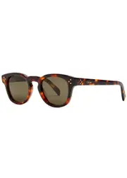 Celine Round-frame Sunglasses - Brown Havana ONE SIZE