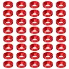 M4 Finish Countersunk Washer 60pcs Aluminum Alloy Flat Cup Screw Gasket Red