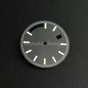 29mm Black Watch Dial w/Green Luminous Replacement for Seagull ST16 Movement