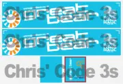 Code 3 Adhesive Trailer Decal - Culina Great Bear - 1/50 1/64 1/76 1/87 1/148