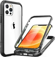 Compatible with iPhone 12 Pro Case 6.1 Inch Dual-Layer with Shockproof Bumper