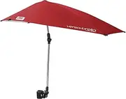Sport-Brella Versa-Brella 4-Way Swiveling Sun Umbrella (Firebrick Red), Regular