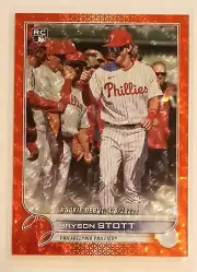 2022 Topps Bryson Stott Orange SP Rookie + 19 Rookie Cards (79B)