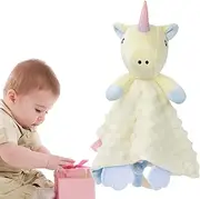 Security Blanket Boy,Soft Security Blankets for Kids - Plush Kids Snuggle Toy, Unisex Kids Lovey for Kids, Boys, Girls