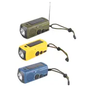 Multifunctional Solar Hand Crank Power Radio Emergency Charging Flashlight