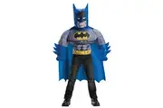 Dc Comics Size 6+ Batman Inflatable Top Kids Costume Cosplay Dress Up Party