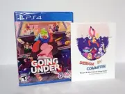 NEW Going Under - Limited Run Distro - Playstation 4 - With Artbook - Sealed PS4