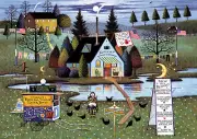 Buffalo Games - Charles Wysocki - Know It All - 300 Piece Jigsaw Puzzle