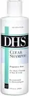 DHS Clear Shampoo Fragrance Free For Daily Cleaning of Hair & Scalp 8 Oz 6 Pack