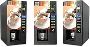 SEQ Commercial Automatic Coffee Vending Machine with Coin Operated Coffee Vending Machine, 3 Flavors Hot Beverages, Coin Operation, Automatic Cup Drop System