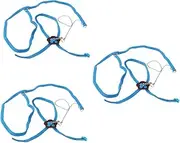 BESPORTBLE 3pcs 1.2m Lizard Harness Gecko Cockatiel Harness Rat Harness Iguana Cage Accessories Lizard Cage Reptile Training Terrarium Reptile Outdoor Hammock Reptile Leash Harness Reptiles