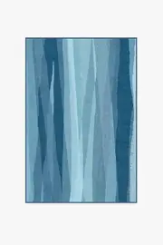 120' x 185' | Machine Washable Runner Rug | Kid & Pet Friendly | Indoor Rug | Meridian Blue Rug | Ruggable