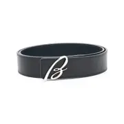 [Brioni] Brioni B Logo Belt 100 CM BLACK