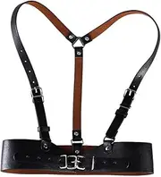 [Generic] Girl's functional punk style suspend-style belt hip-hop casual belt vest shirt suspender decorative waist seal belt