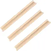 COHEALI 3 Pcs Wooden Tile Holders Unfinished Trays for Letter Tiles DIY Craft Organizer Compact Design for Board Games and Home Decor