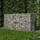 Gabion Basket Galvanised Steel 200x50x100 cm vidaXL