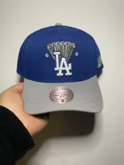2024 Lids x Topps Los Angeles LA Dodgers Mitchell & Ness Snapback Cap Hat New