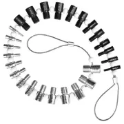 Nut and Bolt Thread Checker 26 Male/Female Thread Gauges (14 SAE/Inch & 12 Me...