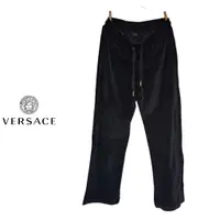 在飛比找蝦皮購物優惠-【皮老闆】二手真品 VERSACE 凡賽斯 絨布 褲子 長褲