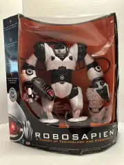 WOWWEE "ROBOSAPIEN" REMOTE CONTROL ROBOT TOY W/ ORIGINAL BOX MINT VERY RARE