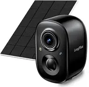 [LongPlus] Solar Security Cameras Wireless Outdoor Camera Wireless Camera for Home Security, 2K Battery Powered WiFi Cameras with AI Motion Detection, 2-Way Talk, Cloud/SD Storage