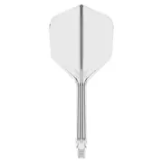 K-Flex Medium No.2 Clear Moulded Flight & Shaft