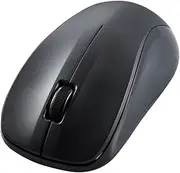 Elecom M-BY11BRSKBK Wireless Mouse, Bluetooth, Quiet, 3 Buttons, Size M, Antibacterial, Black