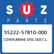 55222-57B10-000 Suzuki Cover,brake disc dust,l 5522257B10000, New Genuine OEM Pa