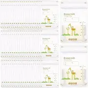 Lvefyti Pack of 60 Breast Milk Storage Bags, 150 ml BPA-Free Breast Milk Bags, Pre-Sterilised Leak-Proof Milk Bags, Breast Milk Bags with Double Zip for Breast Milk