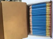 144 Blue mini short small Half Golf Hexagon #2 Pencils ExpressPencilsTM